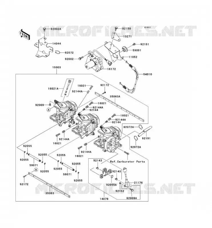 CARBURATEUR Kawasaki JET SKI 1200 2004 JET SKI 1200 STX-R  JT1200-C1