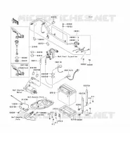 &Eacute;QUIPEMENT ELECTRIQUE pour Kawasaki JET SKI STX-12F