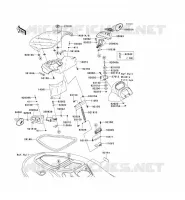 PIECE COQUE AV pour Kawasaki JET SKI STX-12F