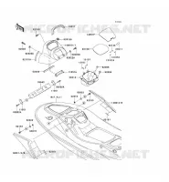 PIECE COQUE MILIEU pour Kawasaki JET SKI STX-12F