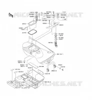 PIECE COQUE AR pour Kawasaki JET SKI STX-12F