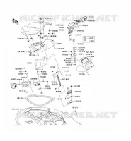 PIECE COQUE AV pour Kawasaki JET SKI STX-12F