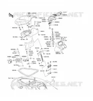 PIECE COQUE AV pour Kawasaki JET SKI STX-15F