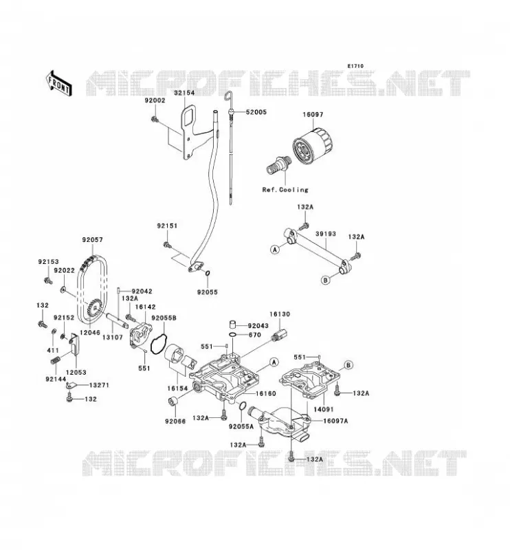 POMPE A HUILE Kawasaki JET SKI 1500 2004 JET SKI STX-15F  JT1500-A1