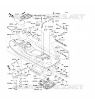 COQUE pour Kawasaki JET SKI STX-15F