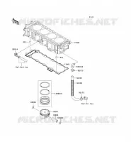 CYLINDRE/PISTON pour Kawasaki JET SKI STX-15F