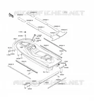 MOUSSES pour Kawasaki JET SKI STX-15F