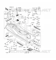 COQUE pour Kawasaki JET SKI ULTRA 250X