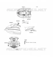 LABEL pour Kawasaki JET SKI ULTRA 250X