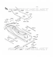 MOUSSES pour Kawasaki JET SKI ULTRA 250X