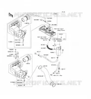 SILENCIEUX ADMISSION pour Kawasaki JET SKI ULTRA 250X