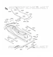 MOUSSES pour Kawasaki JET SKI ULTRA LX