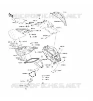 PIECE COQUE MILIEU pour Kawasaki JET SKI ULTRA LX