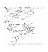 PIECE COQUE MILIEU pour Kawasaki JET SKI ULTRA LX