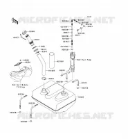 RESERVOIR CARBURANT pour Kawasaki JET SKI ULTRA 260LX