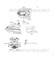 LABEL pour Kawasaki JET SKI ULTRA 300X
