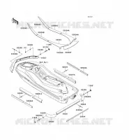 MOUSSES pour Kawasaki JET SKI ULTRA 300X