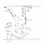 RESERVOIR CARBURANT pour Kawasaki JET SKI ULTRA 300X