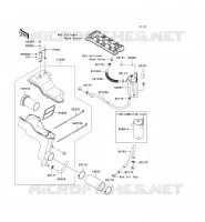 SILENCIEUX ADMISSION pour Kawasaki JET SKI ULTRA 300X
