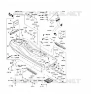 COQUE pour Kawasaki JET SKI ULTRA 300LX