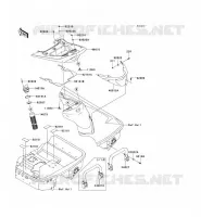 PIECE COQUE AR pour Kawasaki JET SKI ULTRA 300LX