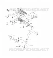 &Eacute;CHAPPEMENT pour Kawasaki JET SKI ULTRA LX