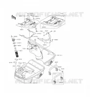 PIECE COQUE AR pour Kawasaki JET SKI ULTRA LX