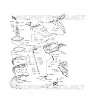 PIECE COQUE AV pour Kawasaki JET SKI ULTRA LX