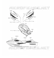 STICKER(WHITE) pour Kawasaki JET SKI ULTRA LX
