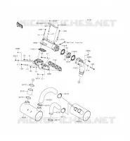 &Eacute;CHAPPEMENT pour Kawasaki JET SKI ULTRA 310LX