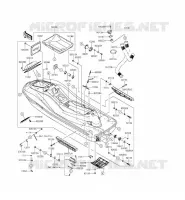 COQUE pour Kawasaki JET SKI ULTRA 310R