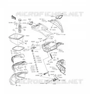 PIECE COQUE AV pour Kawasaki JET SKI ULTRA 310R