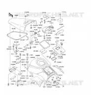 PIECE COQUE pour Kawasaki JET SKI ST