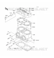 CULASSE/CYLINDRE pour Kawasaki JET SKI ST