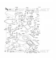 PIECE COQUE pour Kawasaki JET SKI ST