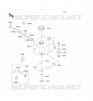 R&Eacute;SERVOIR D'HUILE pour Kawasaki JET SKI ST