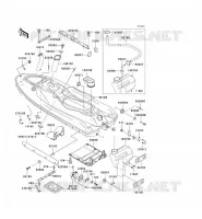 COQUE pour Kawasaki JET SKI STS