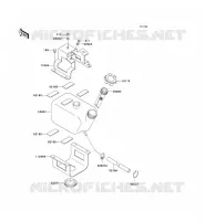 R&Eacute;SERVOIR D'HUILE pour Kawasaki JET SKI STS