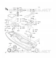 PIECE COQUE pour Kawasaki JET SKI STS