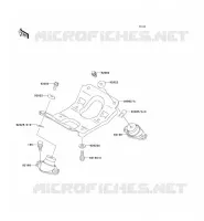 SUPPORT MOTEUR pour Kawasaki JET SKI STS