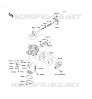 PI&Egrave;CES DE CARBURATEUR pour Kawasaki JET SKI 900 STX
