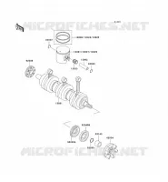 VILEBREQUIN/PISTON pour Kawasaki JET SKI 900 STX