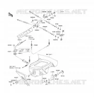 CABLES pour Kawasaki JET SKI 900 STX