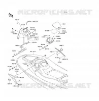 PIECE COQUE MILIEU pour Kawasaki JET SKI 900 STX