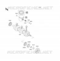 VILEBREQUIN/PISTON pour Kawasaki JET SKI 900 STX