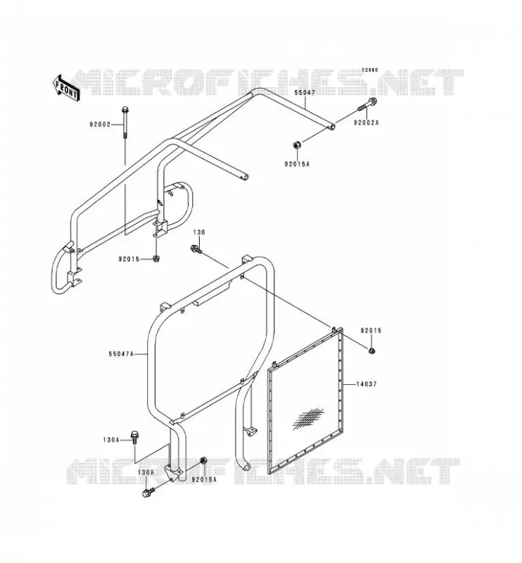 PROTECTION Kawasaki SSV 300 no_year MULE 500  KAF300-A1