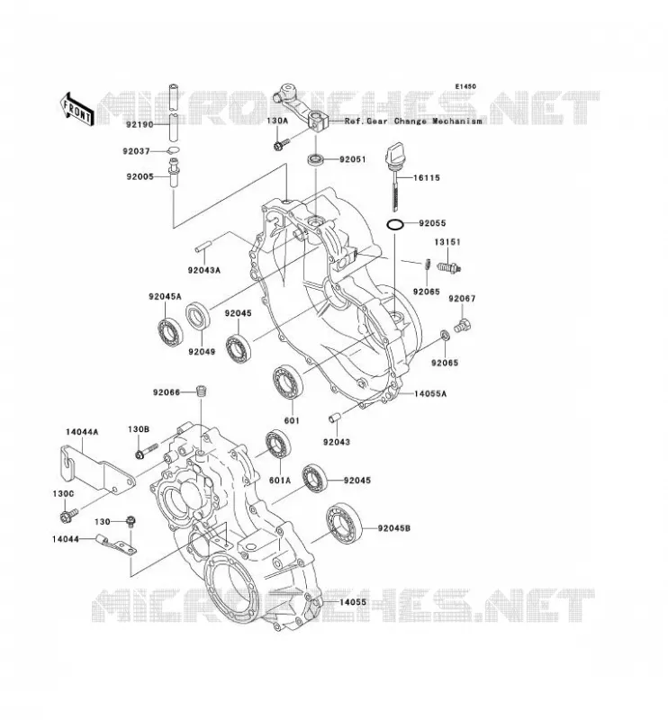 PONT Kawasaki SSV 300 no_year MULE 550  KAF300-C7