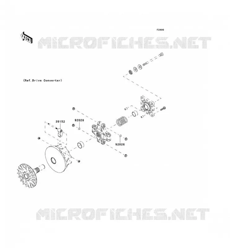 PIECE EN OPTION(MOTEUR) Kawasaki SSV 400 2007 MULE 610 4X4  KAF400A7F