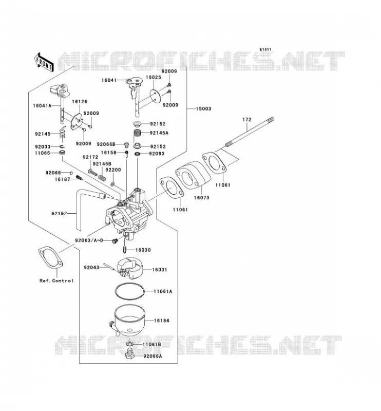 CARBURATEUR Kawasaki SSV 400 2006 MULE 600  KAF400B6F