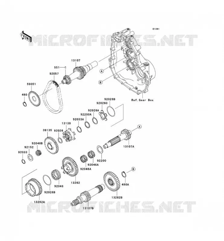 TRANSMISSION Kawasaki SSV 400 2009 MULE 610 4X4  KAF400C9F